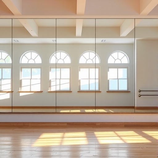 舞蹈房镜面最佳安装高度：视野与安全兼顾之