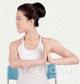 舒缓硬脖子，椅上颈部环绕式8