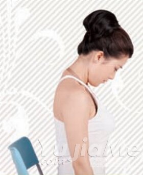 舒缓硬脖子，椅上颈部环绕式2