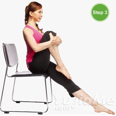 坐骨神经 缓解坐骨神经痛的理疗瑜伽动作(图3)