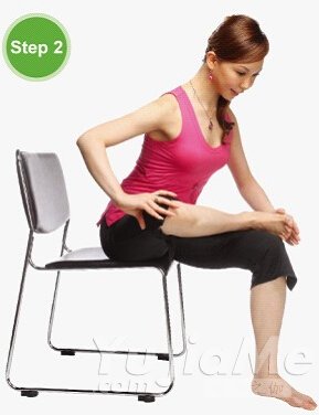 坐骨神经 缓解坐骨神经痛的理疗瑜伽动作(图2)