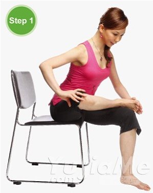 坐骨神经 缓解坐骨神经痛的理疗瑜伽动作(图1)